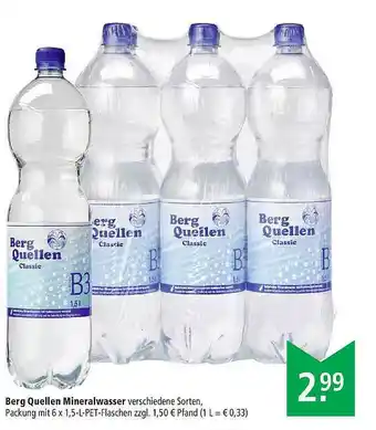 Marktkauf Berg Quellen Mineralwasser Angebot