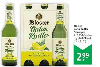 Marktkauf Kloster Natur Radler Angebot