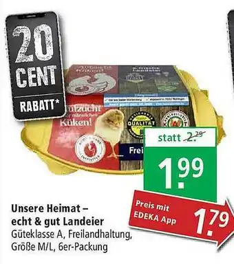 Marktkauf Unsere Heimat Landeier Angebot