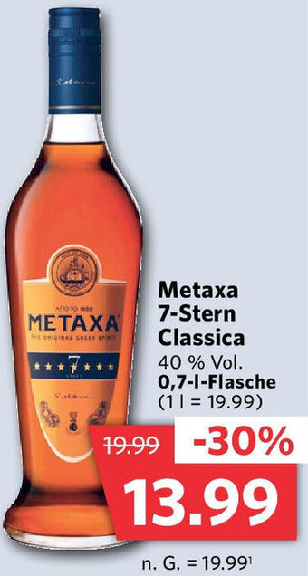 Combi Metaxa 7-Stern Classica 0,7 L Flasche Angebot