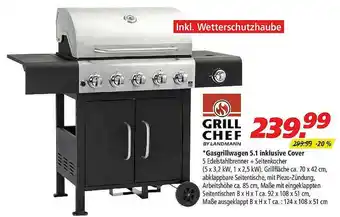 Marktkauf Grill Chef By Landmann Gasgrillwagen 5.1 Angebot