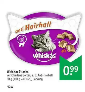 Marktkauf Whiskas Snacks Angebot