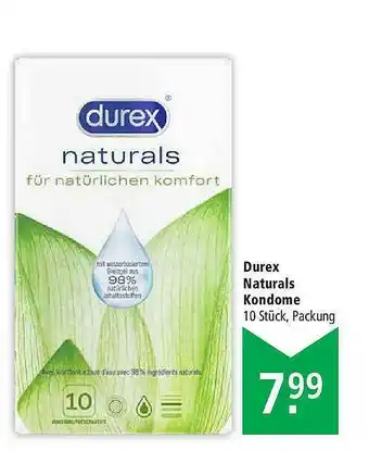 Marktkauf Durex Naturals Kondome Angebot