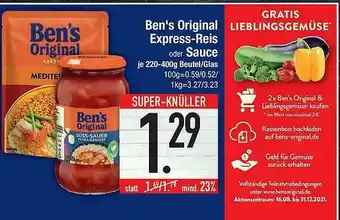 Marktkauf Ben's Original Express-reis Oder Sauce Angebot