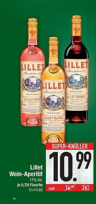 Marktkauf Lillet Wein-aperitif Angebot