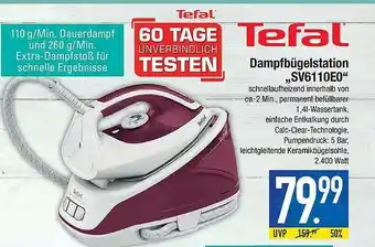 Marktkauf Tefal Dampfbügelstation Sv611e0 Angebot