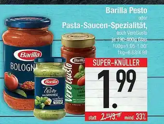 Marktkauf Barilla Pesto Oder Pasta-saucen-spezialität Angebot