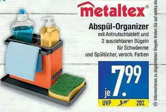 Marktkauf Metaltex Abspül-organizer Angebot