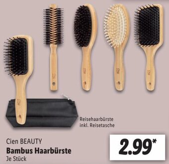 Lidl Cien BEAUTY Bambus Haarbürste Angebot