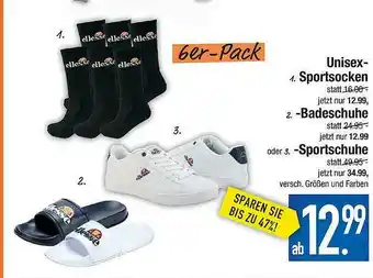 Marktkauf Unisex-sportsocken, -badeschuhe Oder -sportschuhe Angebot