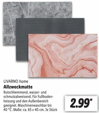 Lidl LIVARNO home Allzweckmatte Angebot