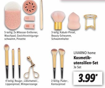 Lidl LIVARNO home Kosmetikutensilien-Set Angebot