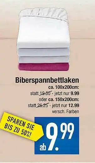 Marktkauf Biberspannbettlaken Angebot