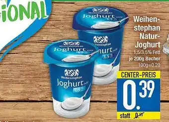 Marktkauf Weihenstephan Natur-joghurt Angebot