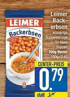 Marktkauf Leimer Backerbsen Angebot