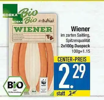 Marktkauf Edeka Bio Wiener Angebot