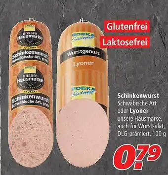 Marktkauf Schinkenwurst Oder Lyoner Angebot