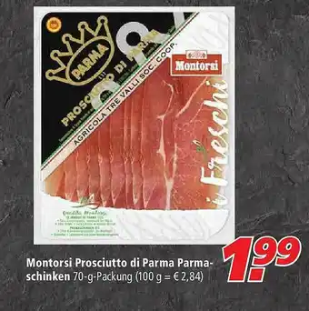 Marktkauf Montorsi Prosciutto Di Parma Parmaschinken Angebot