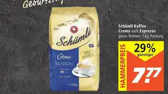 Marktkauf Schümli Kaffee Crema Auch Espresso Angebot