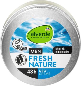 dm drogerie Alverde men deo creme fresh nature Angebot