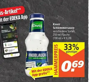 Marktkauf Knorr Schlemmersauce Angebot