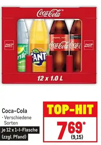 METRO Coca Cola 12x1L Angebot