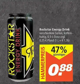 Marktkauf Rockstar Energy Drink Angebot