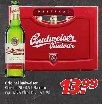 Marktkauf Original Budweiser Angebot