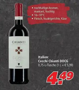 Marktkauf Cecchi Chianti Docg Angebot