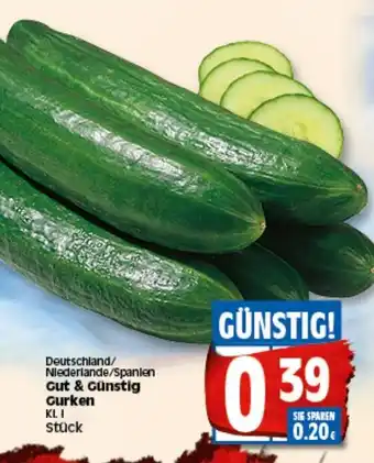 Elli Markt Gut & Günstig Gurken Angebot