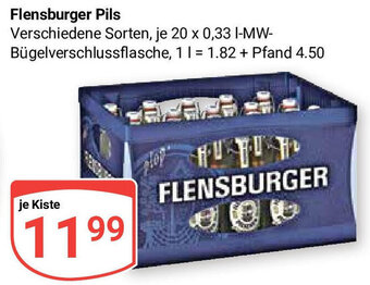 Globus Flensburger Pils 20x0,33 L Angebot