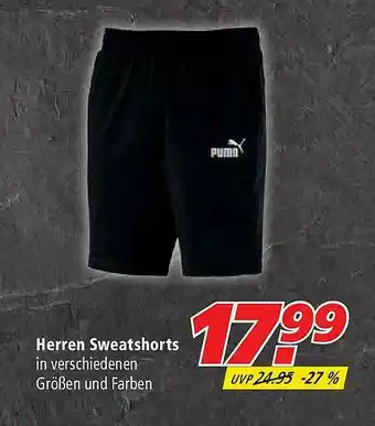 Marktkauf Herren Sweatshorts Angebot