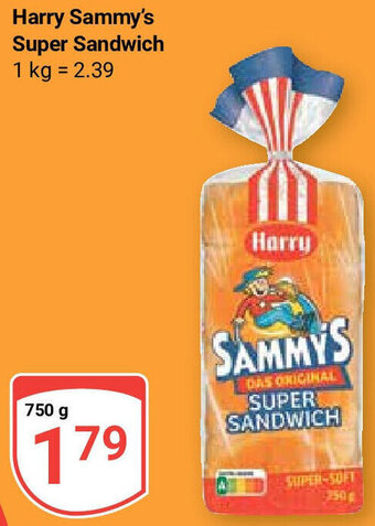 Globus Harry Sammy's Super Sandwich 750 g Angebot