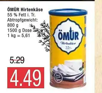 Marktkauf ömür Hirtenkäse Angebot