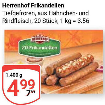 Globus Herrenhof Frikandellen 1400 g Angebot