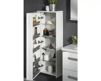 Hornbach Kofferschrank fackelmann weiß 115x40,5x26 cm mit 8 fächer links Angebot