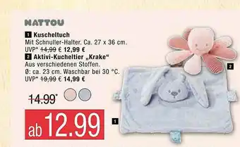 Marktkauf Nattou Kuscheltuch Aktivi-kucheltier „krake” Angebot