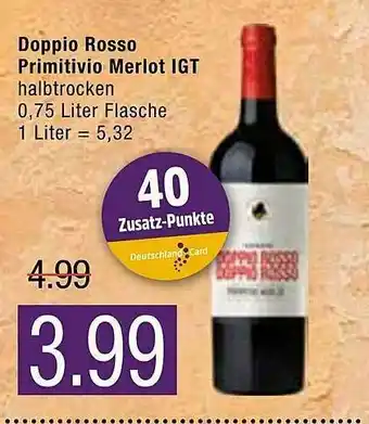 Marktkauf Doppio Rosso Primitivo Merlot Igt Angebot