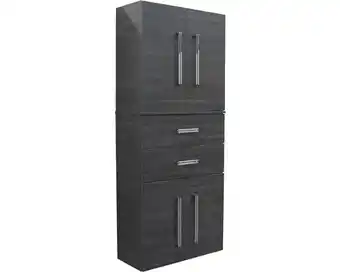 Hornbach Hochschrank fackelmann lugano breite 70,5 cm pinie-anthrazit fertig montiert Angebot