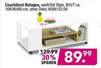 Möbel Boss Couchtisch Bologna Angebot