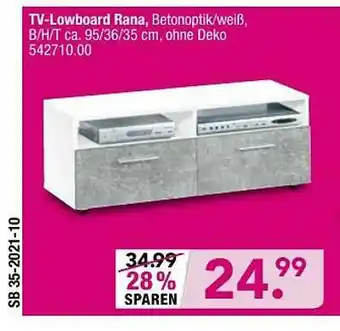 Möbel Boss Tv-lowboard Rana Angebot