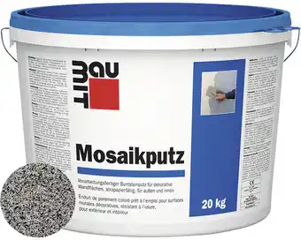 Hornbach Baumit mosaikputz m327 gebrauchsfertiger dünnschichtdeckputz grau-schwarz-weiss 20 kg Angebot