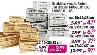 Möbel Boss Holzkiste Angebot