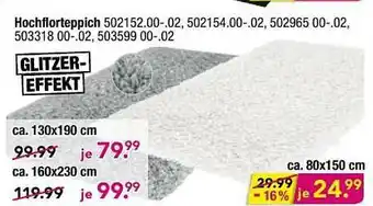 Möbel Boss Hochflorteppich Angebot