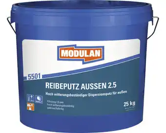 Hornbach Modulan 5501 reibeputz außen 2,5 mm weiß 25 kg Angebot