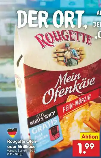 Netto Marken-Discount Rougette Ofen- Oder Grillkäse Angebot