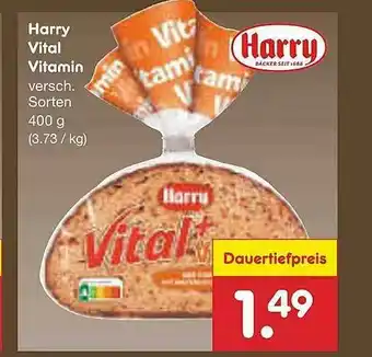 Netto Marken-Discount Harry Vital Vitamin Angebot