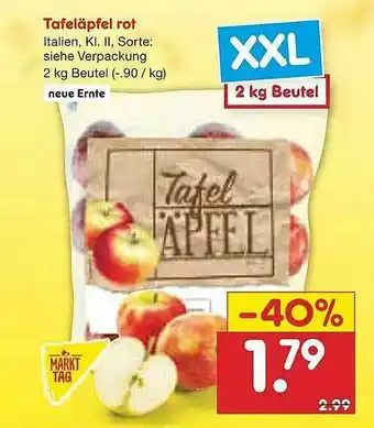 Netto Marken-Discount Tafeläpfel Rot Angebot