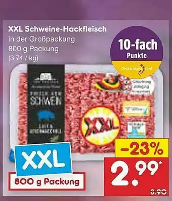 Netto Marken-Discount Xxl Schweine-hackfleisch Angebot