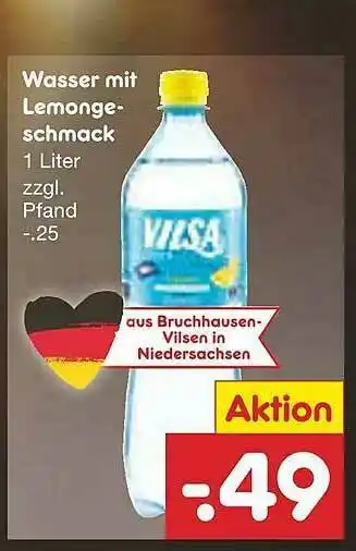 Netto Marken-Discount Wasser Mit Lemonge-schmack Angebot